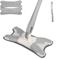 Newcreativetop Easy Self-wringing Flipping Microfiber Flat Floor Mop-2pcs Reusab