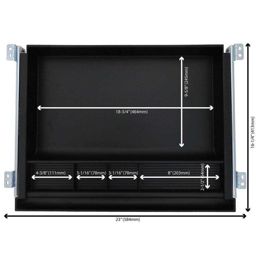 Pencil Drawer by NYCCO 23 Inch Wide Underdesk Drawer - Image 3