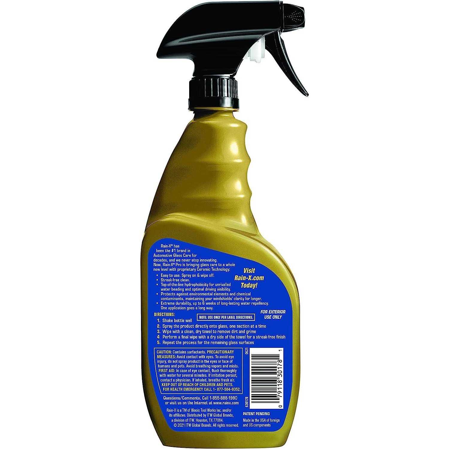 Rain-X Pro Cerami-X Glass Cleaner and Water Repellent - Image 3