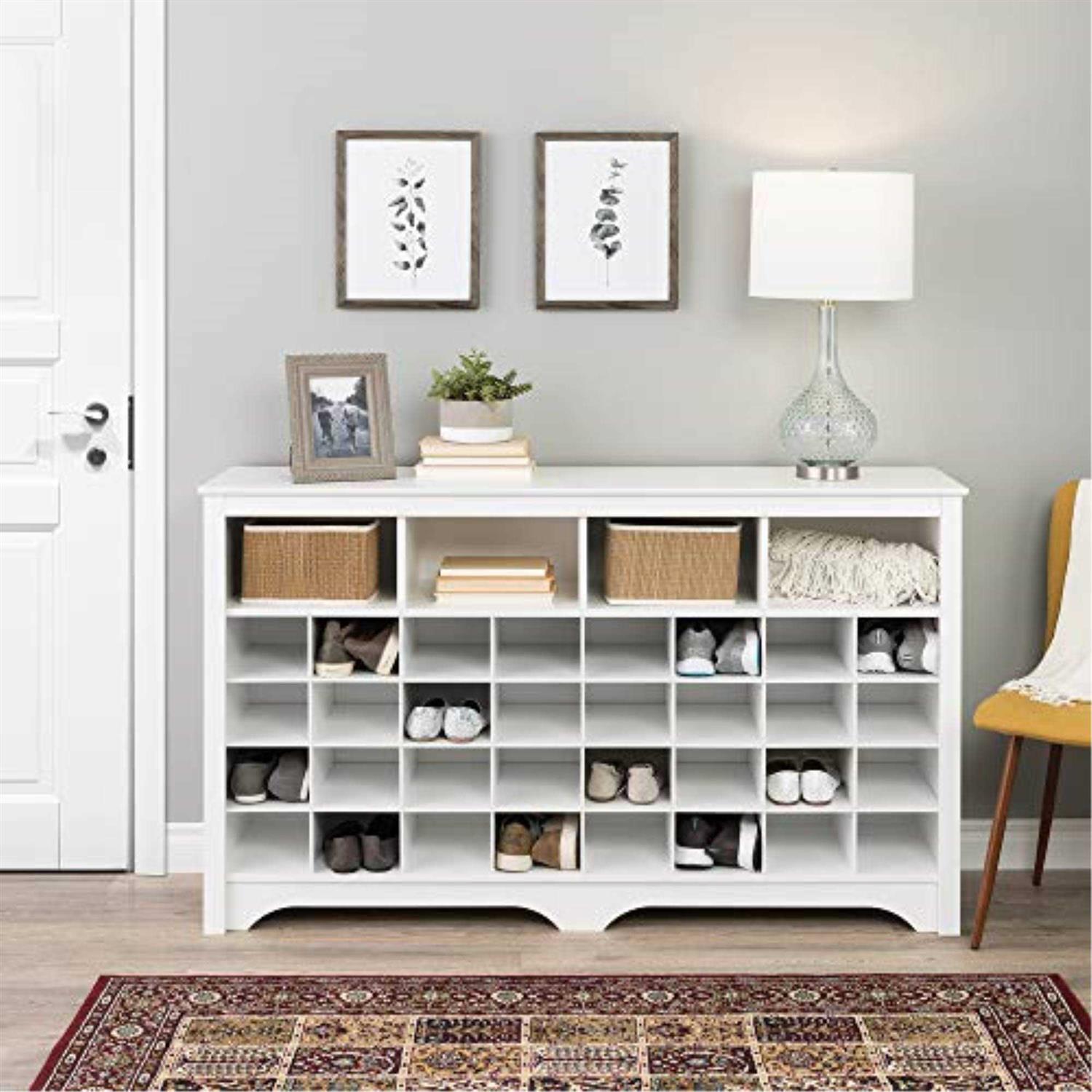 Prepac 60 Shoe Cubby Console