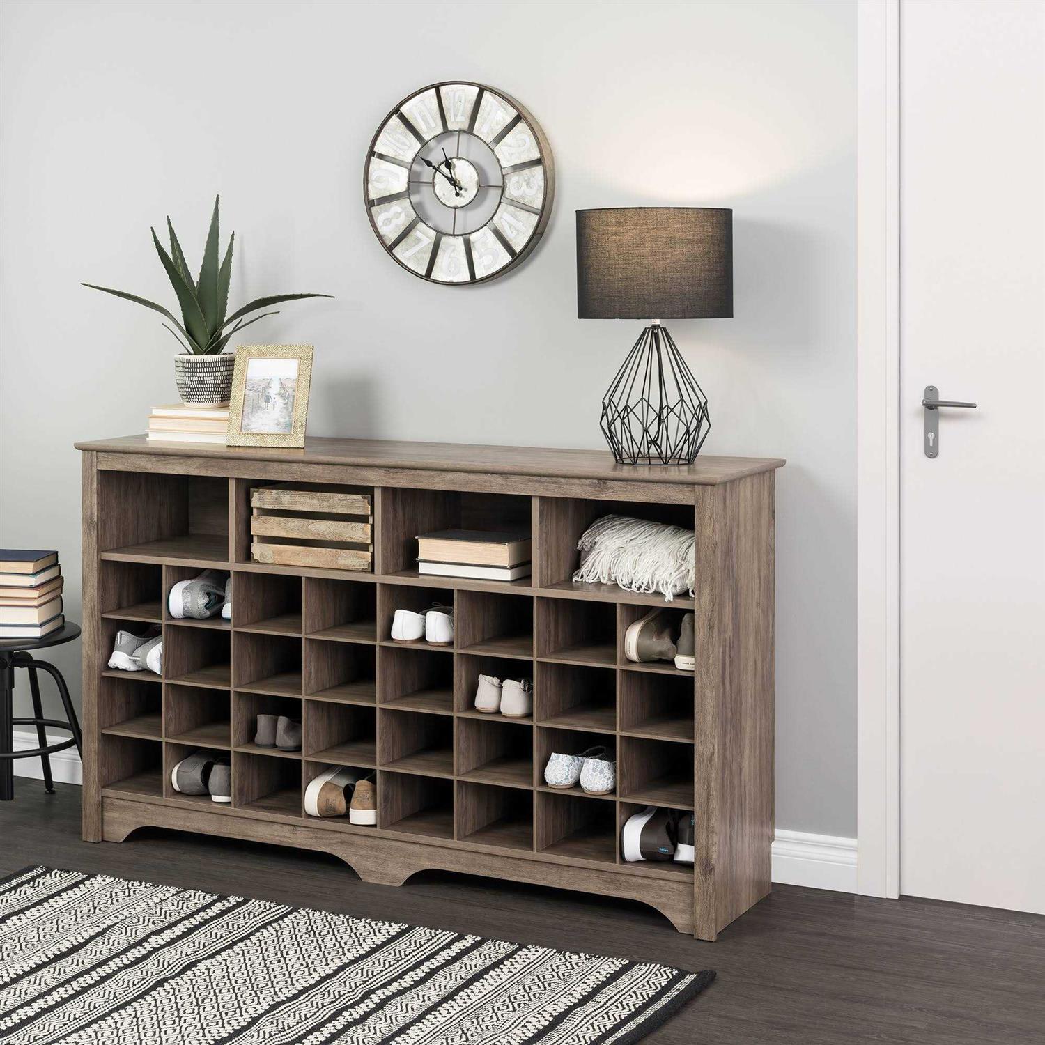 Prepac 60 Shoe Cubby Console - Image 3