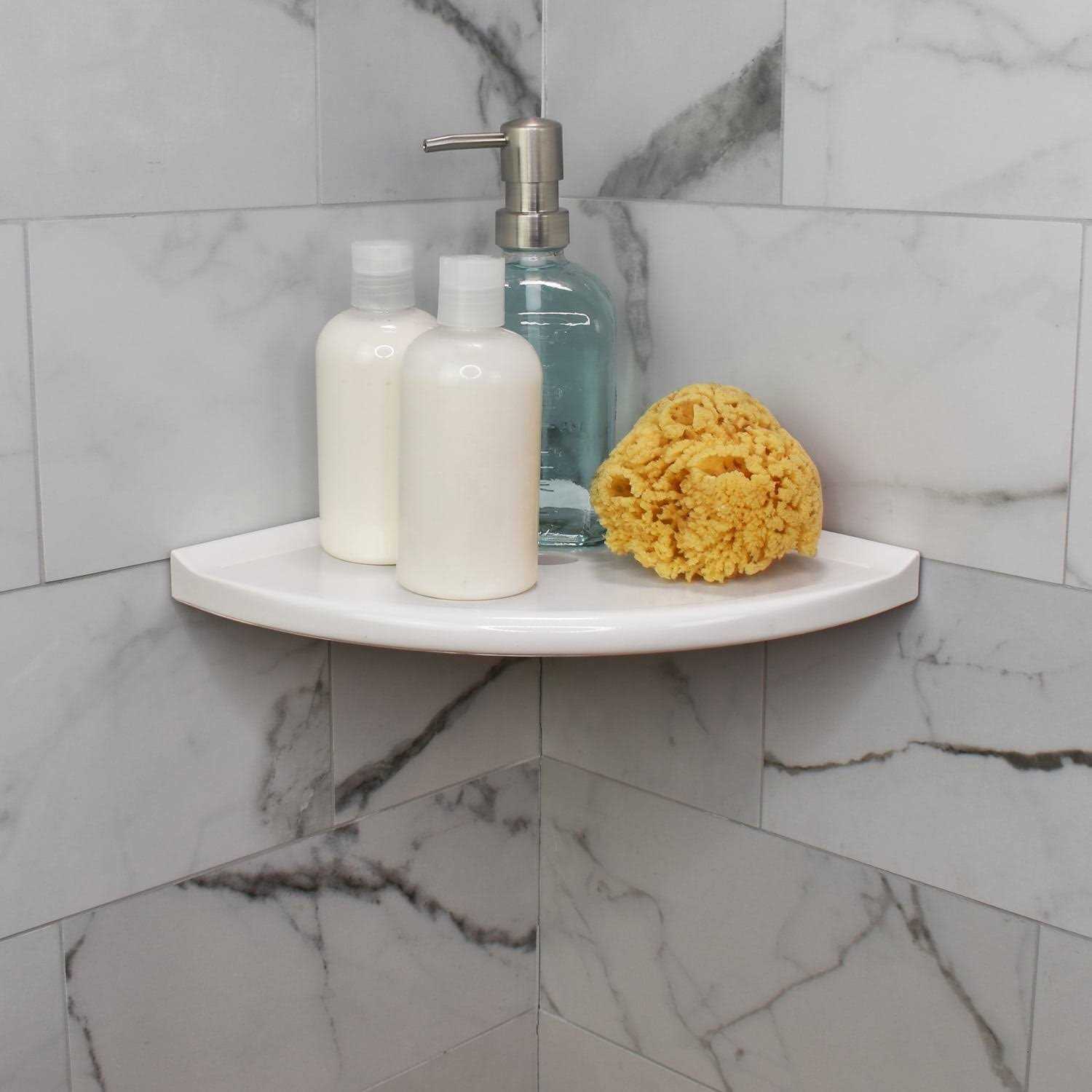 Questech Decor Shower Shelf 8 inch Geo Lugged - Image 3