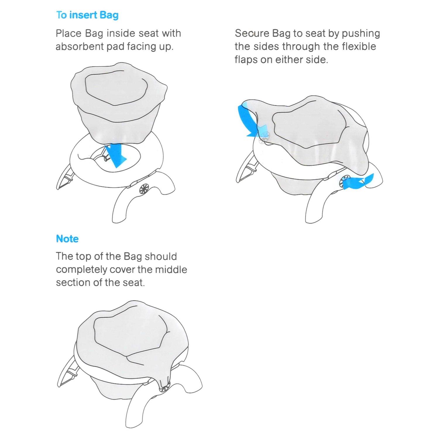 OXO Tot Go Potty Replacement Bags - Image 2