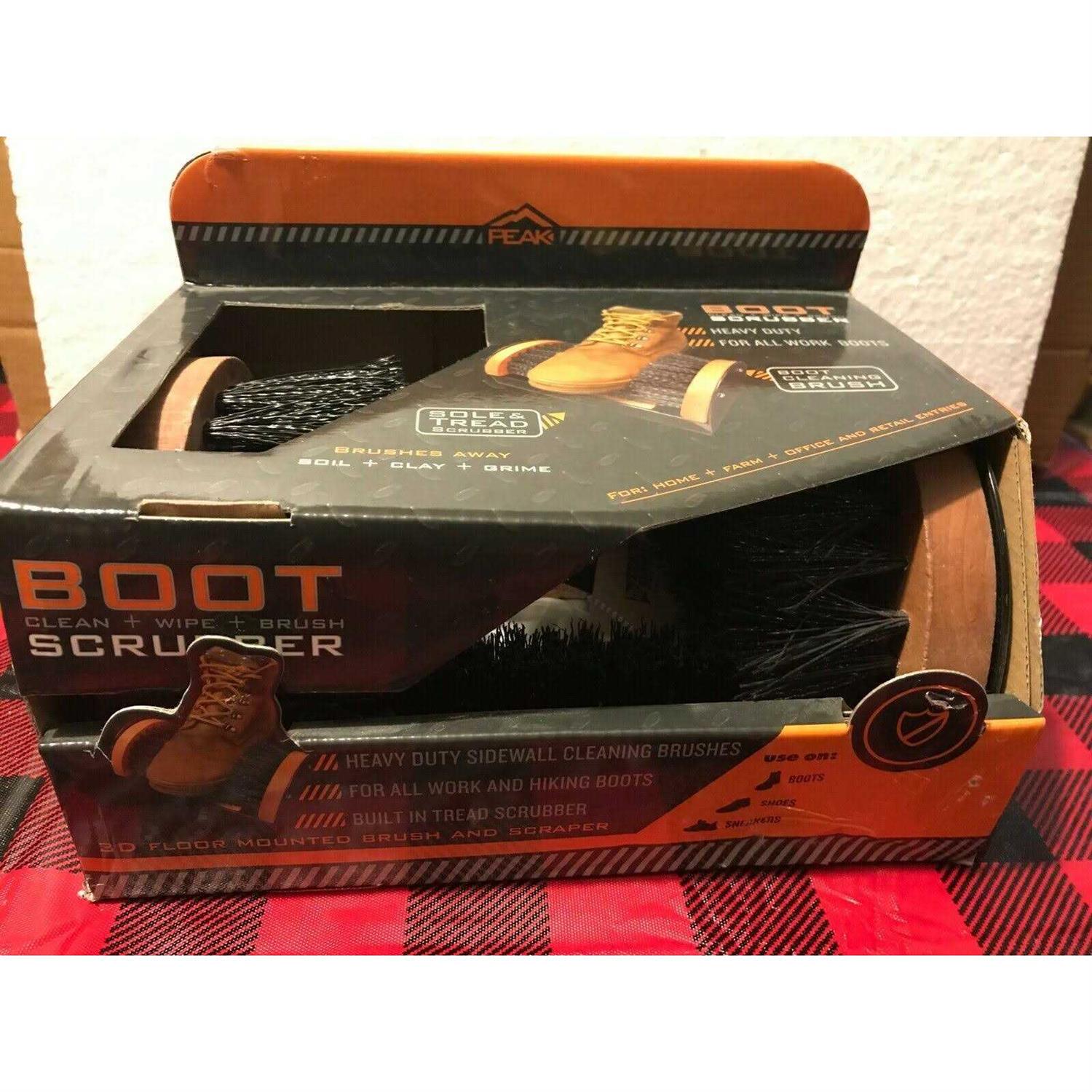 PEAK 101-602 Boot Scrubber, Side and Bottom Brushes, Mounts to Wood or 1116701 - Image 4