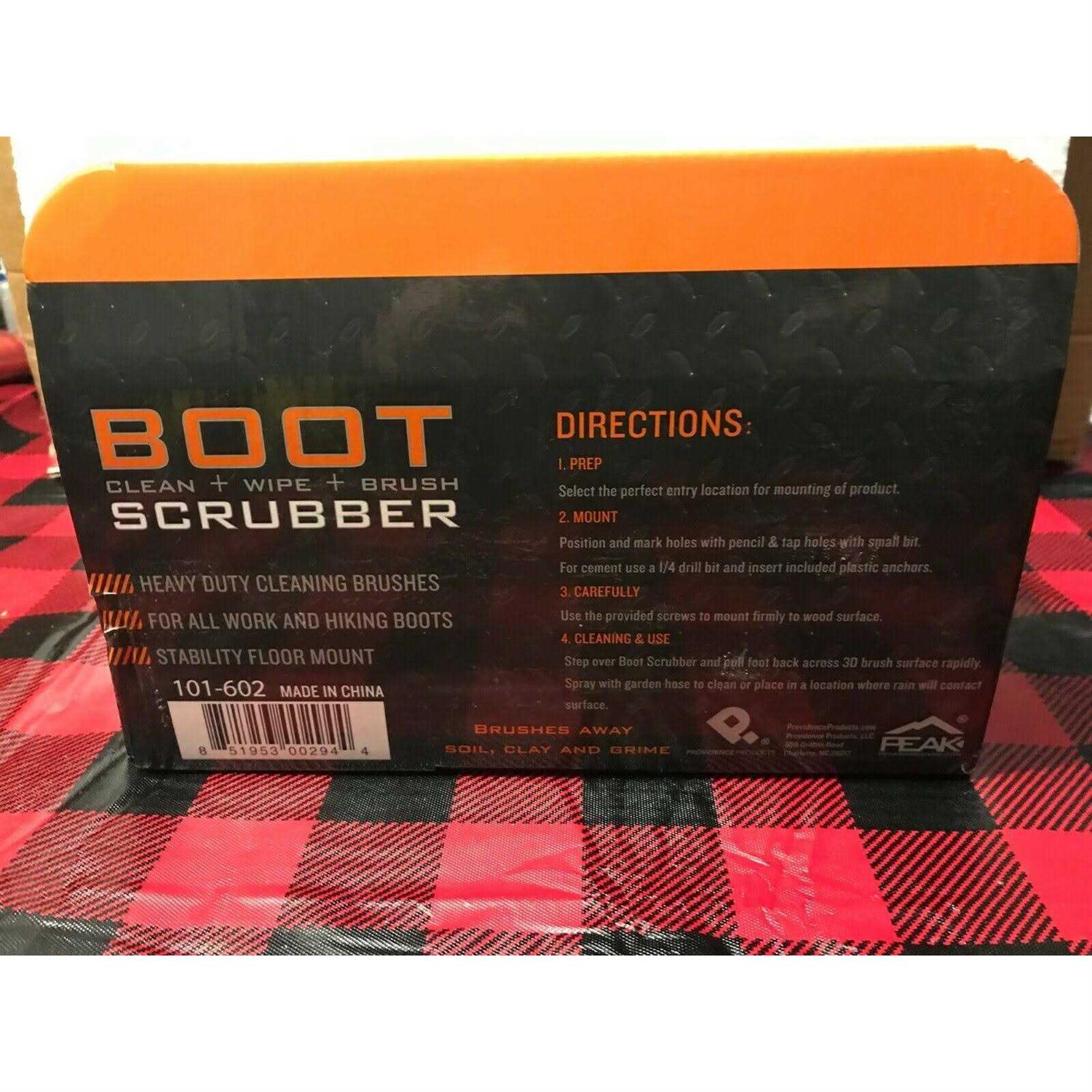 PEAK 101-602 Boot Scrubber, Side and Bottom Brushes, Mounts to Wood or 1116701 - Image 5