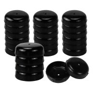 24 Pack Wrought Iron Patio Furniture Glides 1-1/2 Inch Outdoor Chair Leg