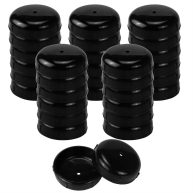 24 Pack Wrought Iron Patio Furniture Glides 1-1/2 Inch Outdoor Chair Leg