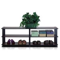 Rebrilliant Wide 3-Tier Shoe Rack