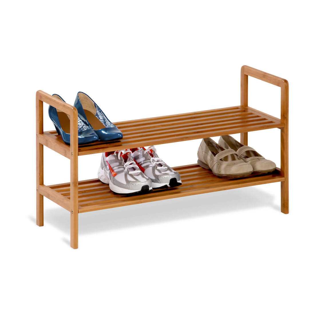 2 Tier 8 Pair Shoe Rack Rebrilliant - Image 2