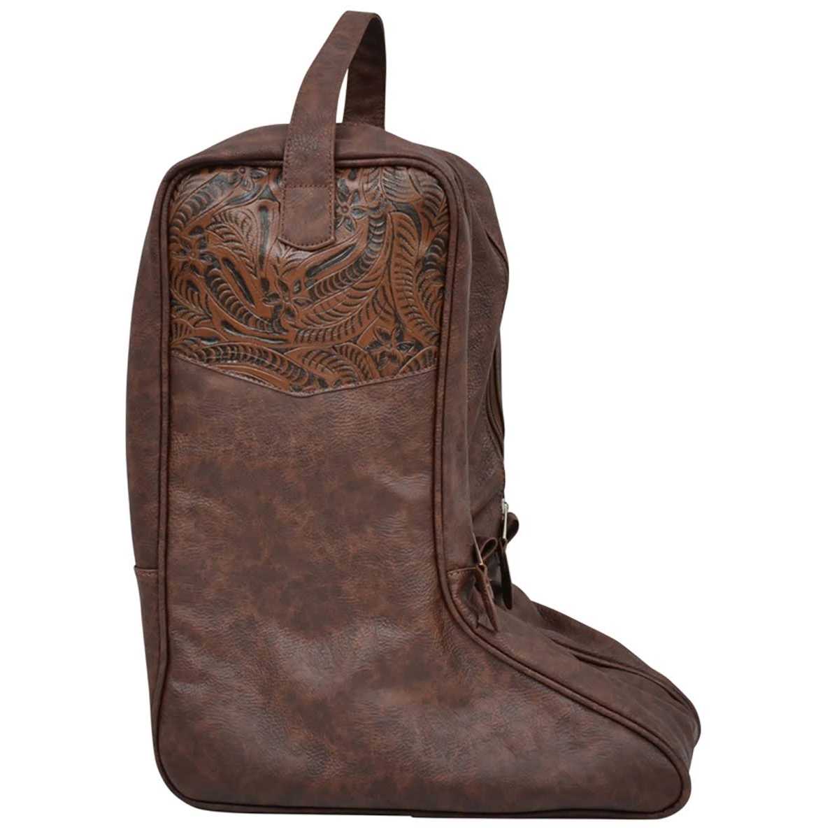 3D Brown Boot Bag