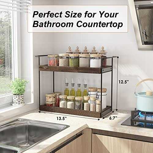 2 Tier Bathroom Counter Organizer - Image 5