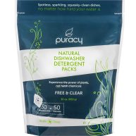Puracy Natural Dishwasher Detergent Pods Free & Clear