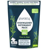 Puracy Natural Dishwasher Detergent Pods Free & Clear