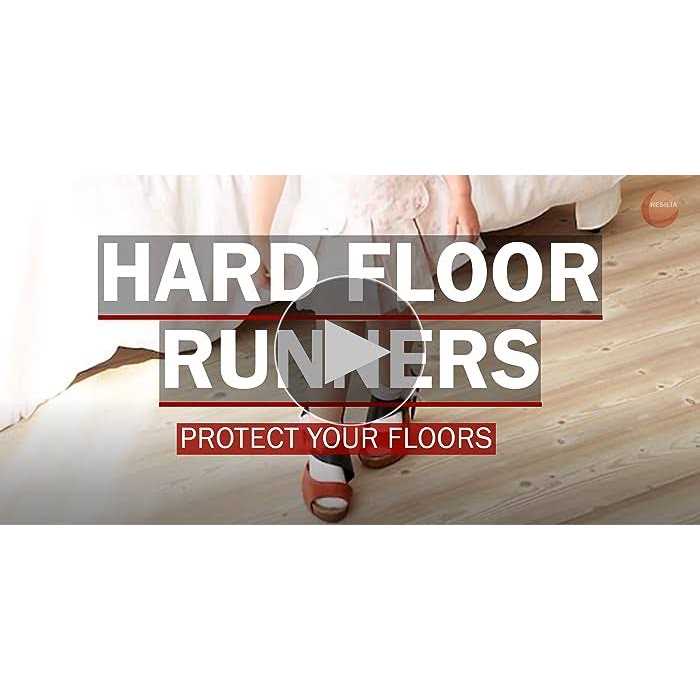 Resilia Premium Heavy Duty Floor Runner/Protector for Hardwood Floors Clear Plastic Vinyl - Image 3