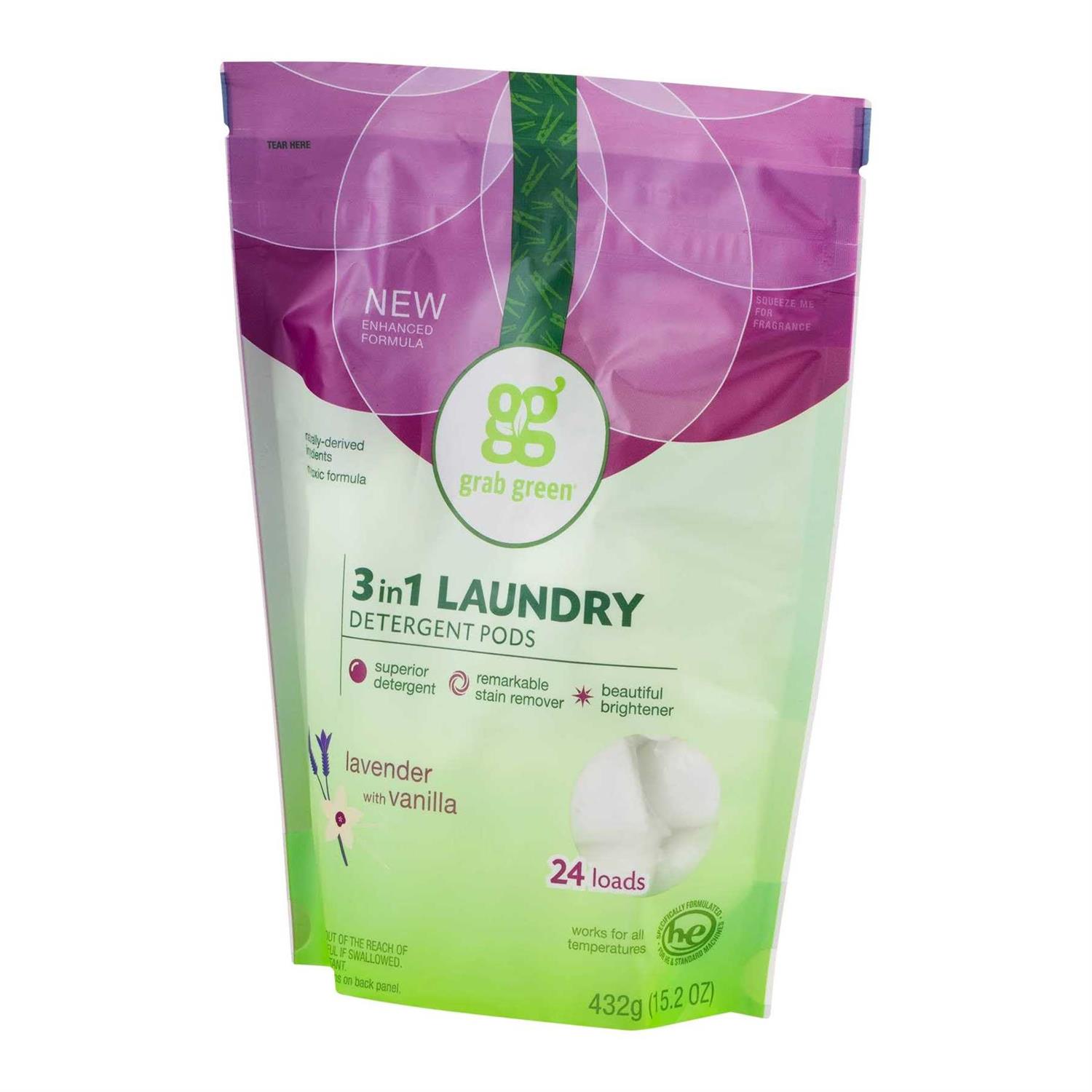3 in 1 Laundry Detergent Pods Grab Green - Image 4