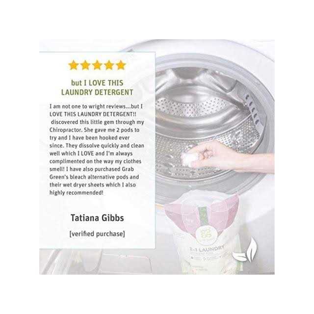 3 in 1 Laundry Detergent Pods Grab Green - Image 5