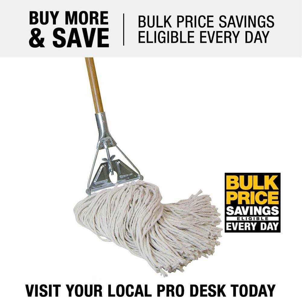 Quickie Jobsite #32 Heavy-Duty Wet String Mop - Image 4