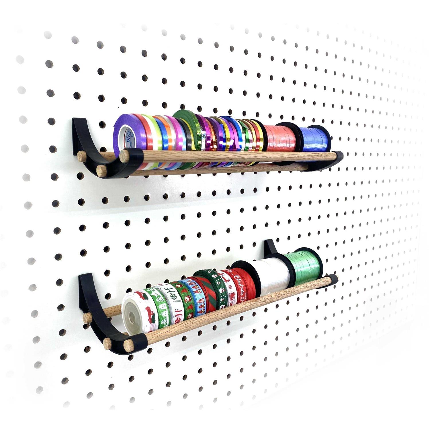 Peggy Pegboard Accessory Hook and Dowel Organizer Storage for Tape