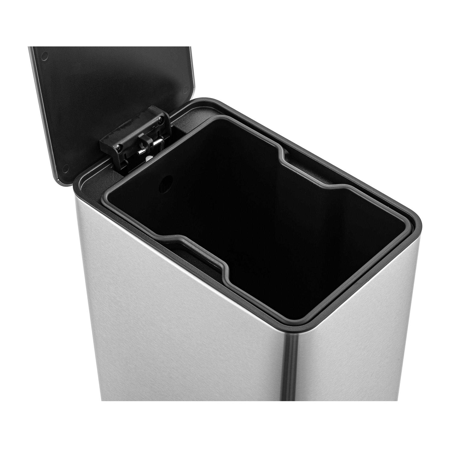 Qualiazero 2.6 Gallon Slim Step On Trash Can - Image 3