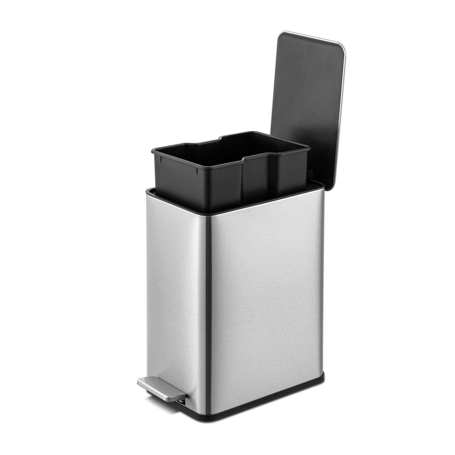 Qualiazero 2.6 Gallon Slim Step On Trash Can - Image 4