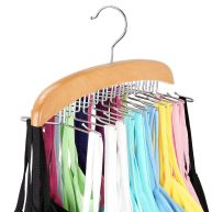 Resovo Tank Top Hanger With Premium Wood 24 Large Capacity Space Saving360