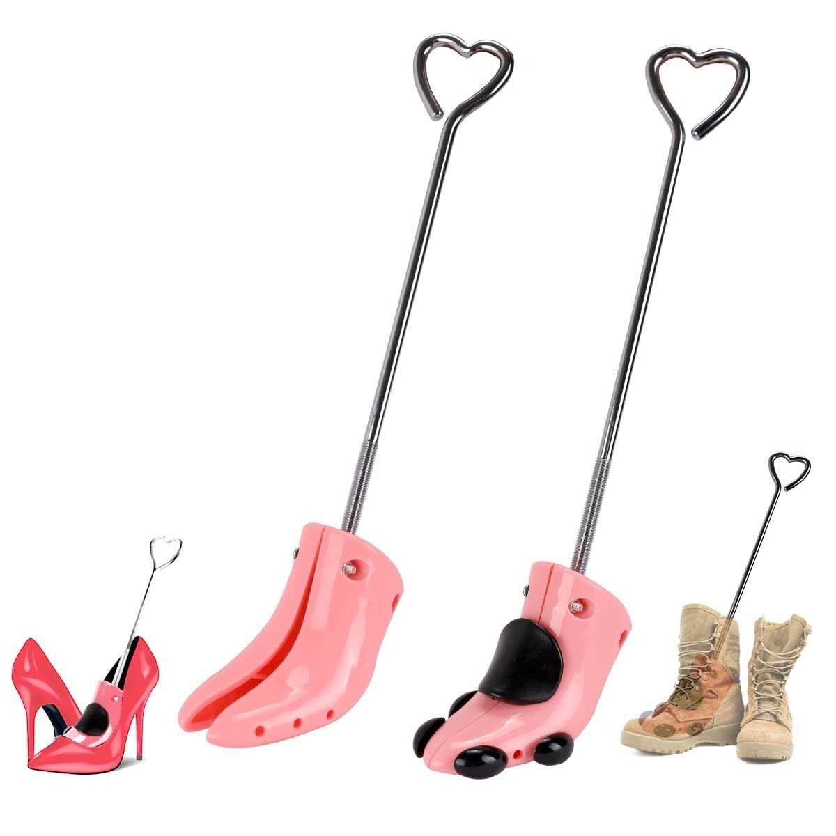 Parts3A Shoe Stretcher Men Women Boot Stretcher 4-way Adjustable Shoe Stretchers to Stretch Length Width