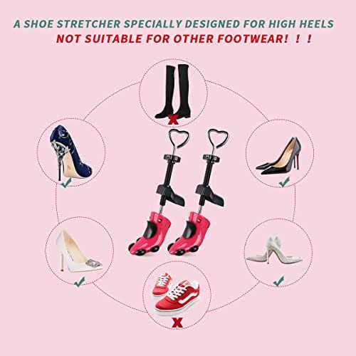 Parts3A Shoe Stretcher Men Women Boot Stretcher 4-way Adjustable Shoe Stretchers to Stretch Length Width - Image 5