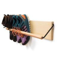 PeachyModern Wall Mounted Shoe Rack