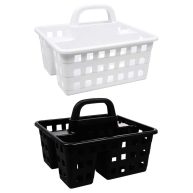 24 Divided 3-Compartment Plastic Caddies 10 x 8.75 x 7.5 at Dollar Tree