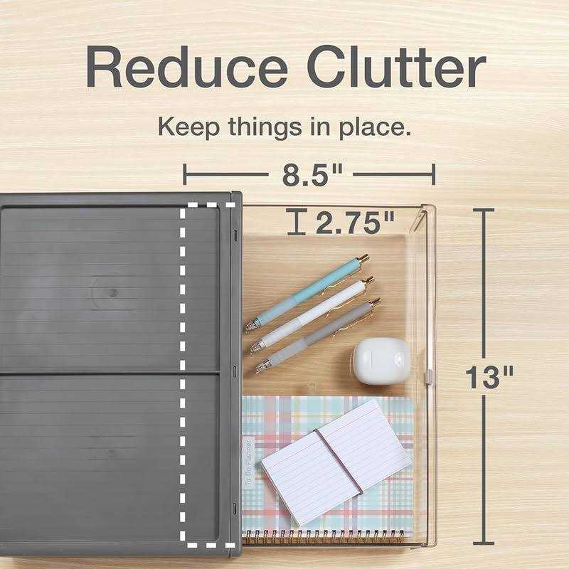 Pendaflex Stackable Drawer Durable Plastic Silicon Handles Tinted Drawers - Image 3