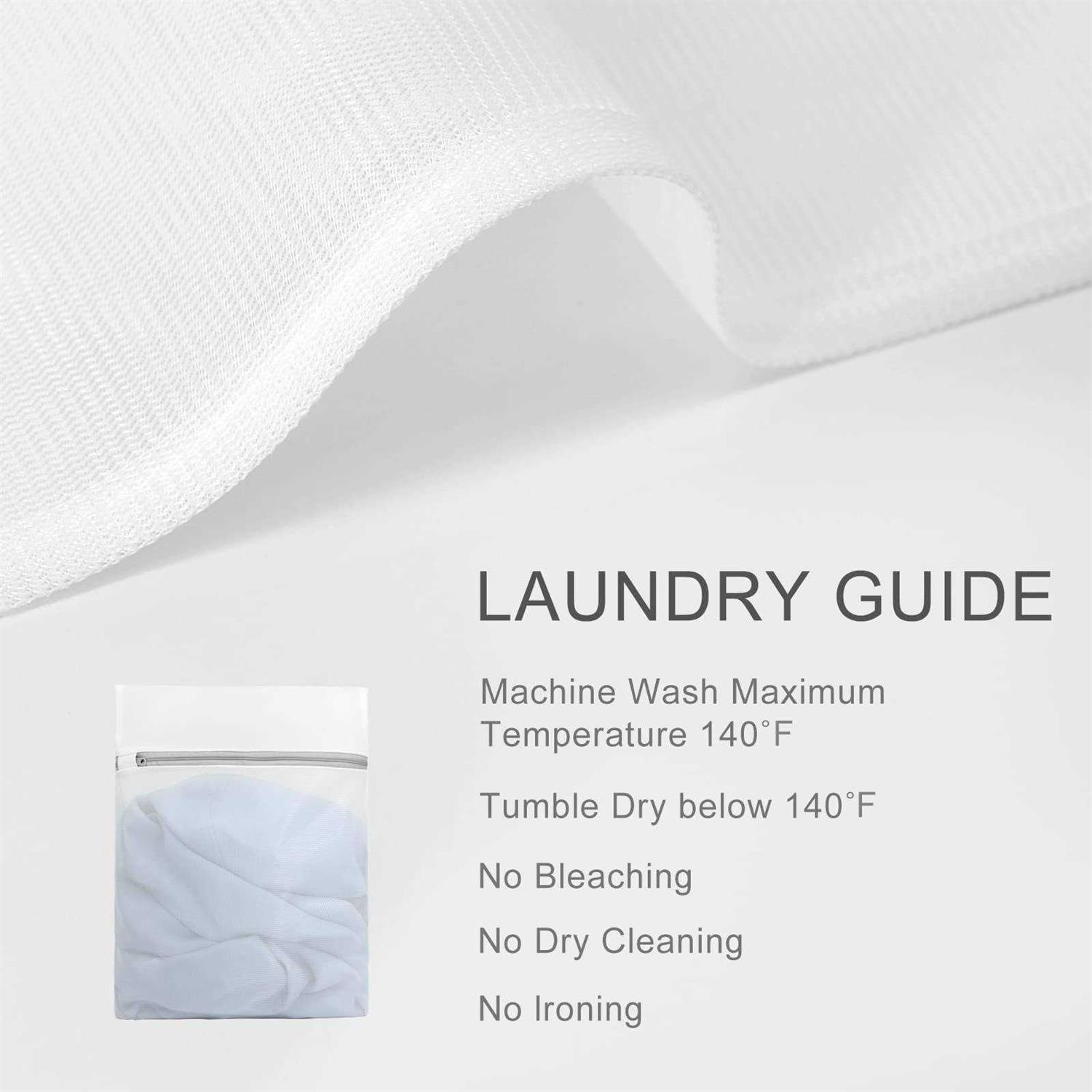 3Pcs Durable Fine Mesh Laundry Bags for Delicates - Image 2
