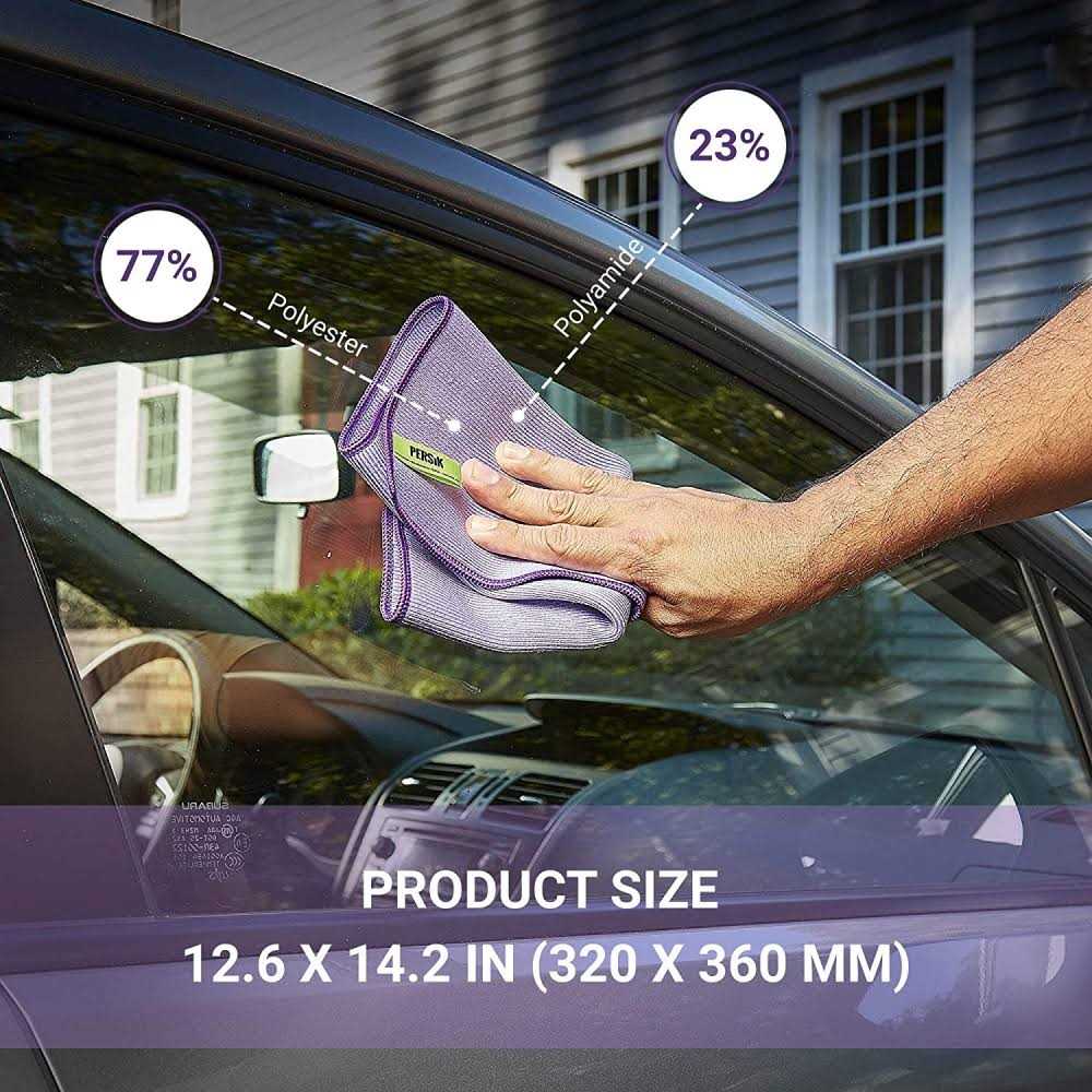 Pure-Sky Window Glass Cleaning Cloth JUST ADD Water No Detergents Needed Streak Free Magic Ultra Microfiber Window Polishing Towel - Image 5
