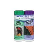 Nikwax Softshell Cleaning & Waterproofing Duo-Pack