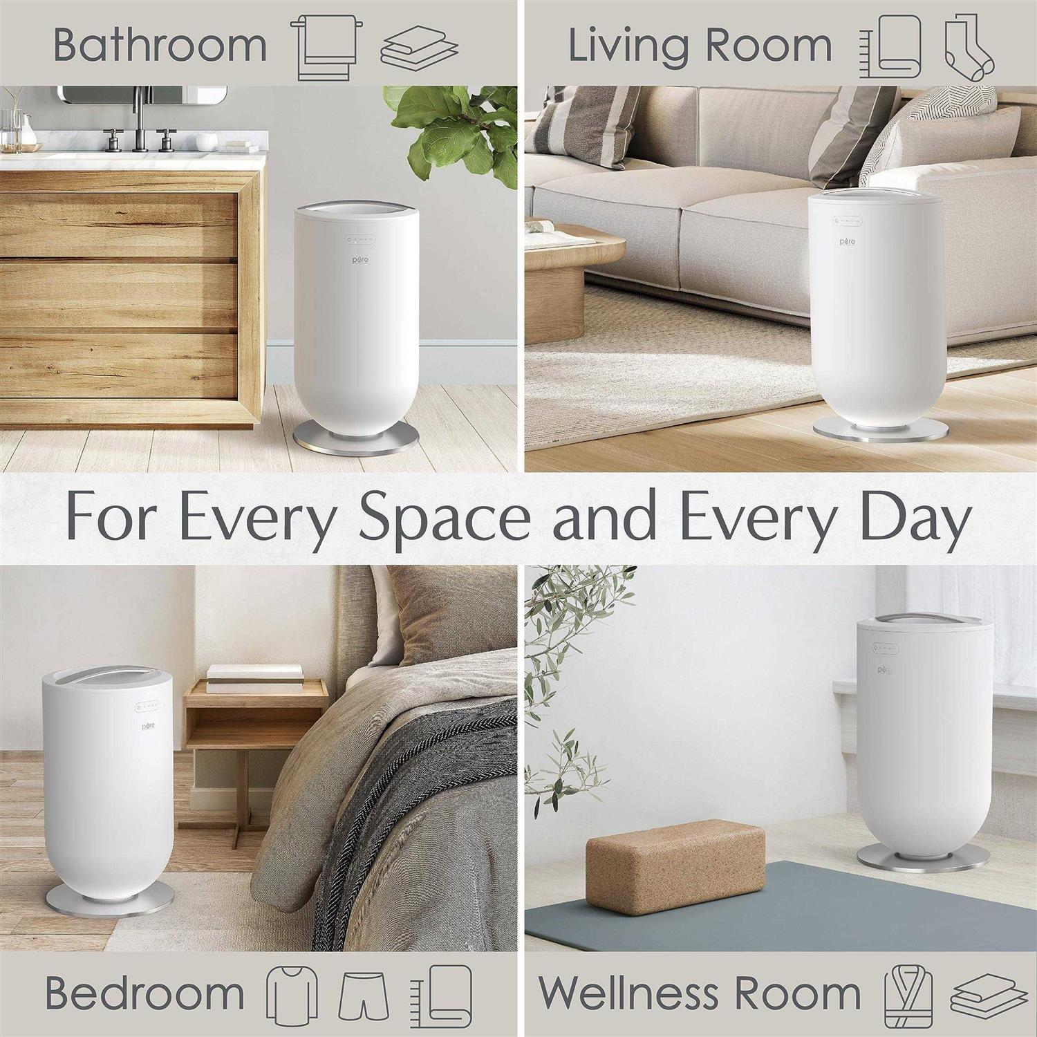 Pure Enrichment PureBliss Luxury Towel Warmer Extra Large 20L Heats Baths, Towels, Robes, Blankets, or Clothing - Image 2