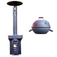 Q-Stoves Q05X Q-FLAME Outdoor Wood Pellet Patio Heater
