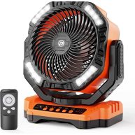 panergy 20000mAh Rechargeable Battery Jobsite Fan with Remote and Light