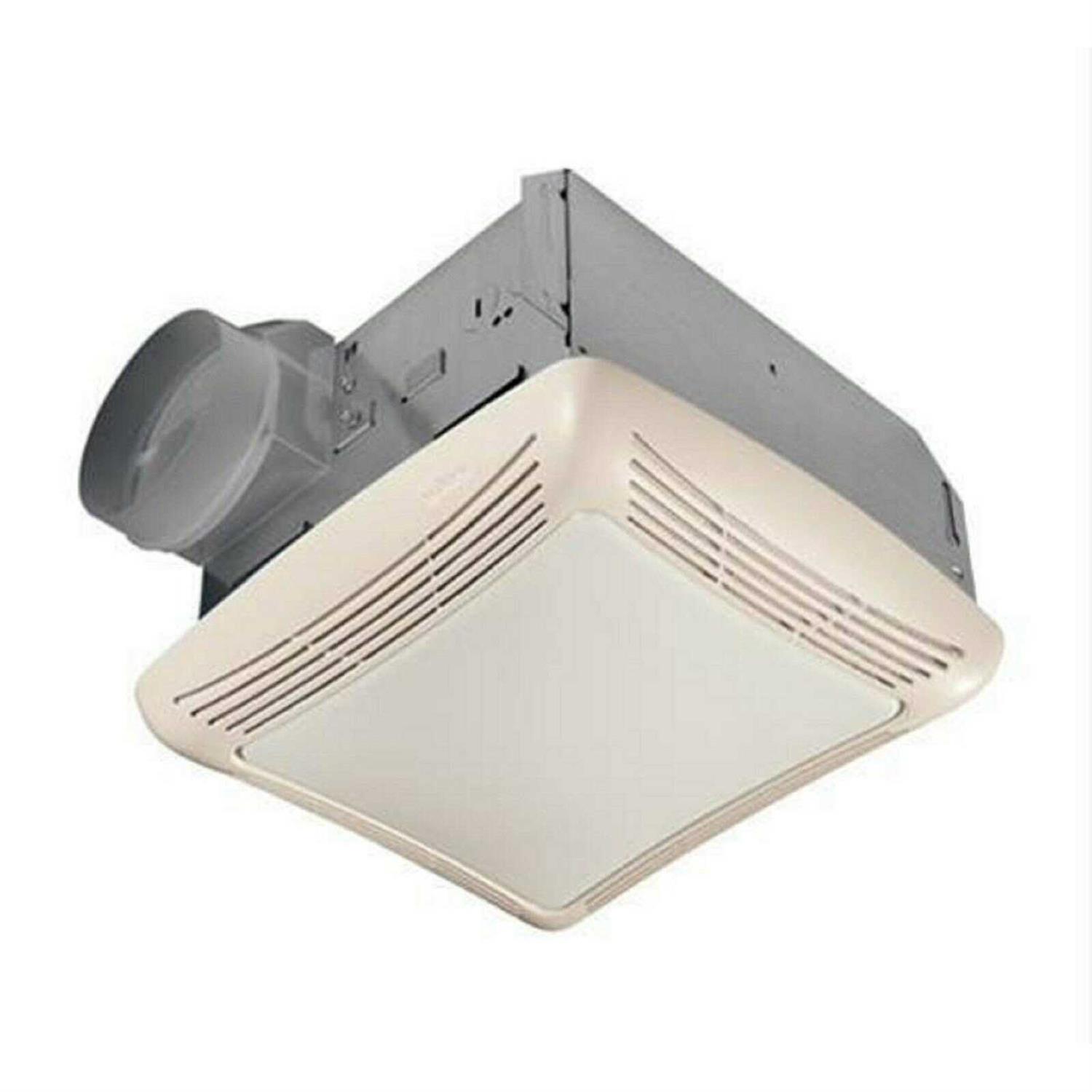 Nutone 763N 50 CFM Ceiling Exhaust Bath Fan with Light - Image 2