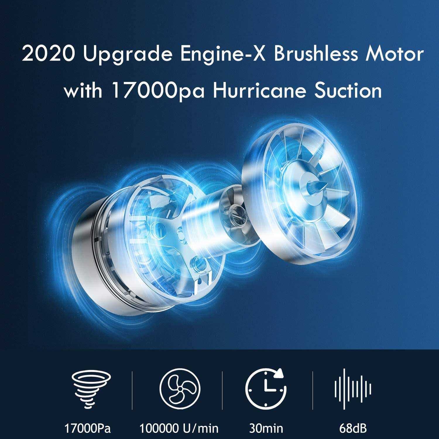 ORFELD Cordless Vacuum Cleaner 22000Pa Powerful Cordless Vacuum 6 in 1 - Image 2