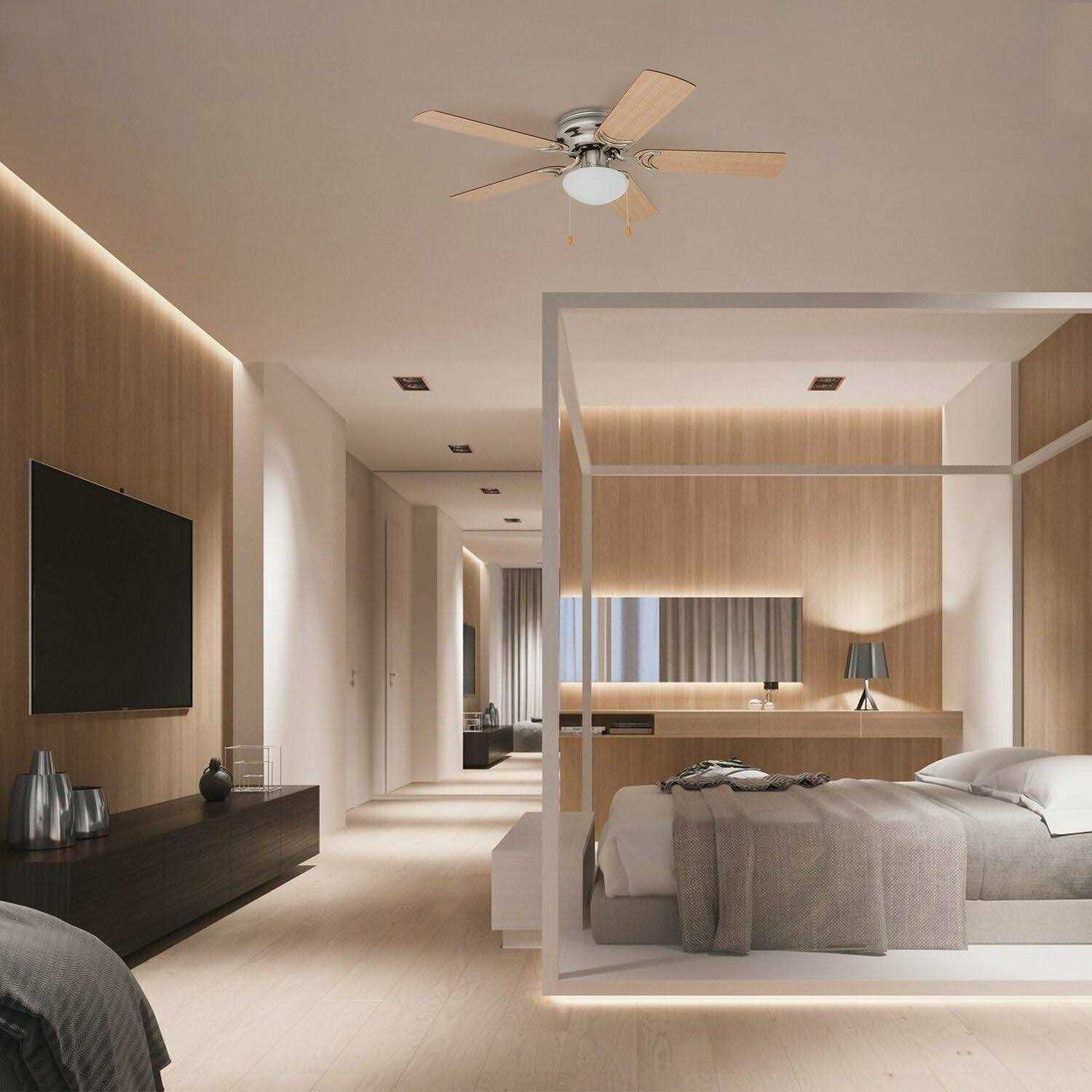 42×22 Prominence Home Alvina Led Hugger Ceiling Fan - Image 4