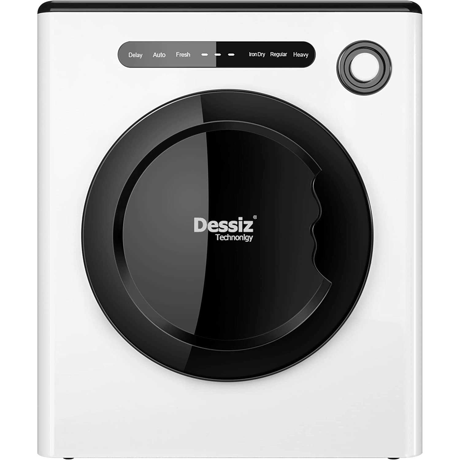 OOTDAY Compact Laundry 9lbs Front Load Stainless Steel Clothes Dryers with Exhaust Pipe - Image 5