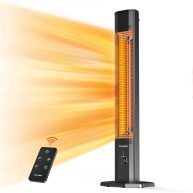 Outdoor Electric Patio Heater Haimmy 42in Infrared Heater with Remote