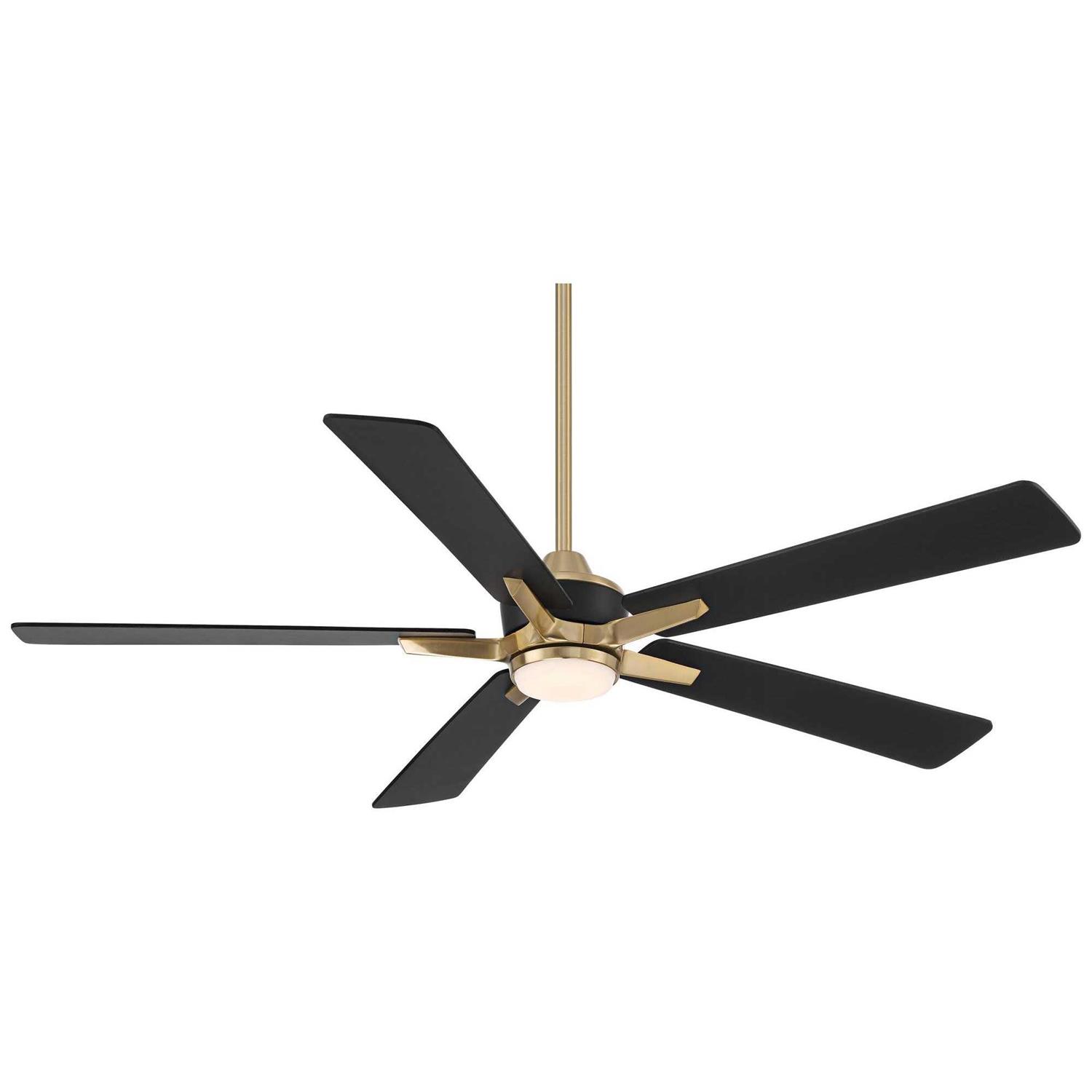 52 Casa Vieja Modern Indoor Outdoor Ceiling Fan with Dimmable LED Light Remote Control Soft Brass Damp Rated for Patio Exterior House Porch - Image 3