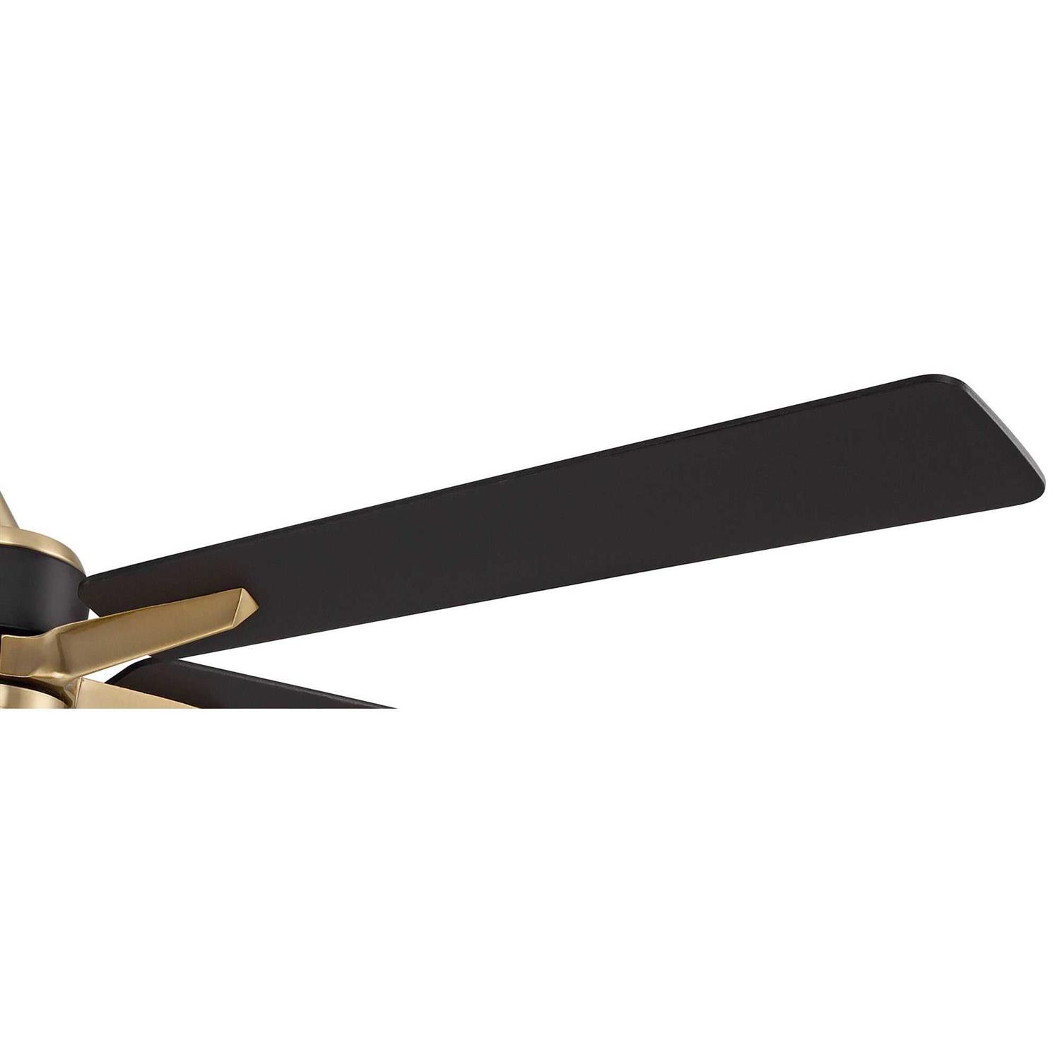 52 Casa Vieja Modern Indoor Outdoor Ceiling Fan with Dimmable LED Light Remote Control Soft Brass Damp Rated for Patio Exterior House Porch - Image 5