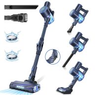 PRETTYCARE Cordless Vacuum Cleaner 6 in 1 Lightweight Stick Vacuum Self-Standing with Powerful Suction