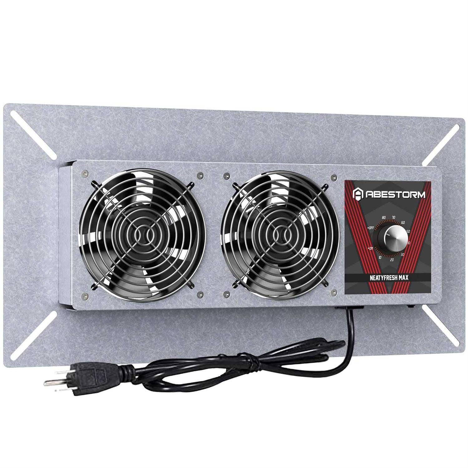 Abestorm Crawlspace Ventilation Fan with Humidistat Basement Crawlspace Vent Fans with Dehumidistat & Freeze Protection Thermostat