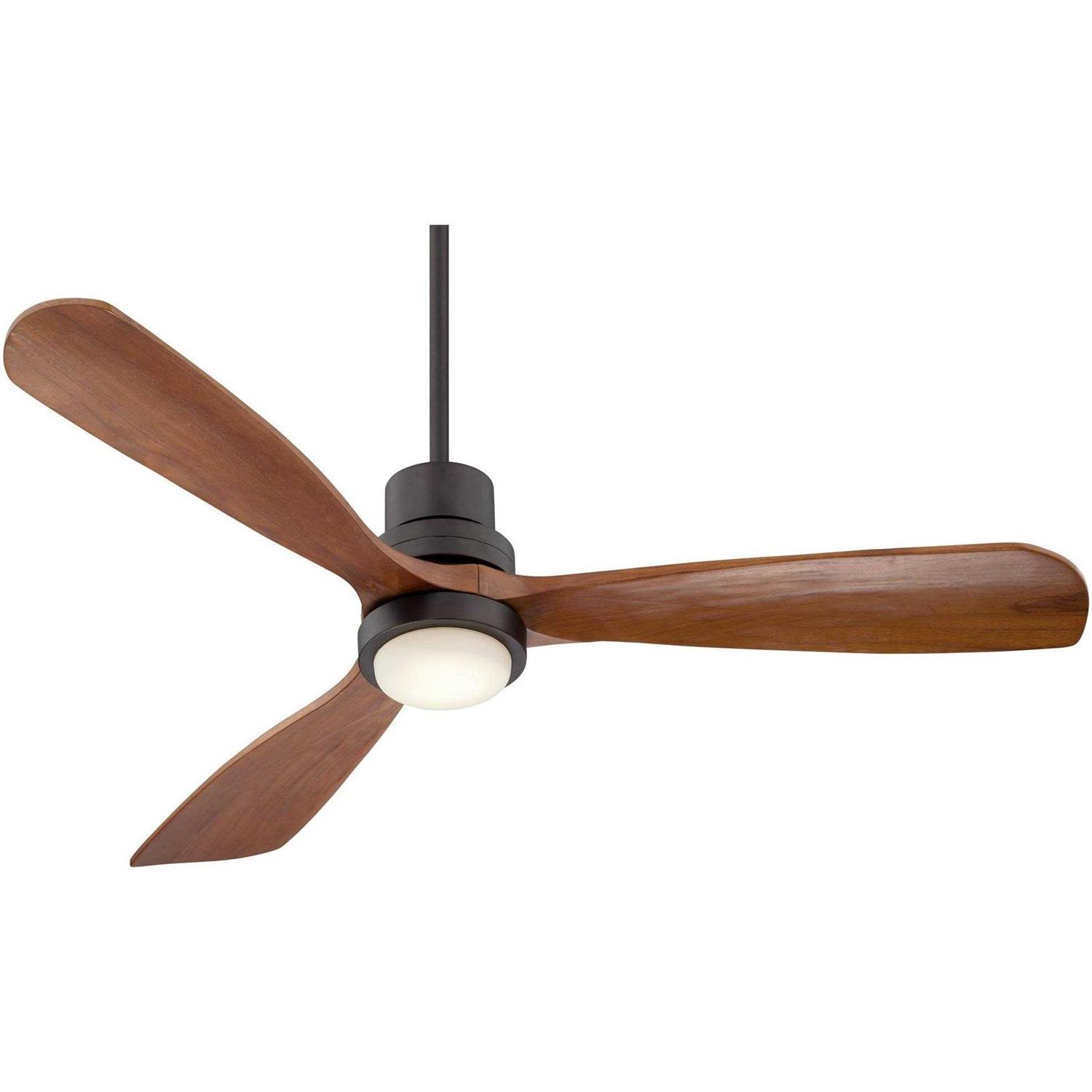 52 inch Casa Vieja Delta-Wing Modern Indoor Outdoor Ceiling Fan with LED Light Remote Control Matte - Image 2