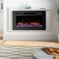 Orren Ellis Electric Fireplace Orren Ellis