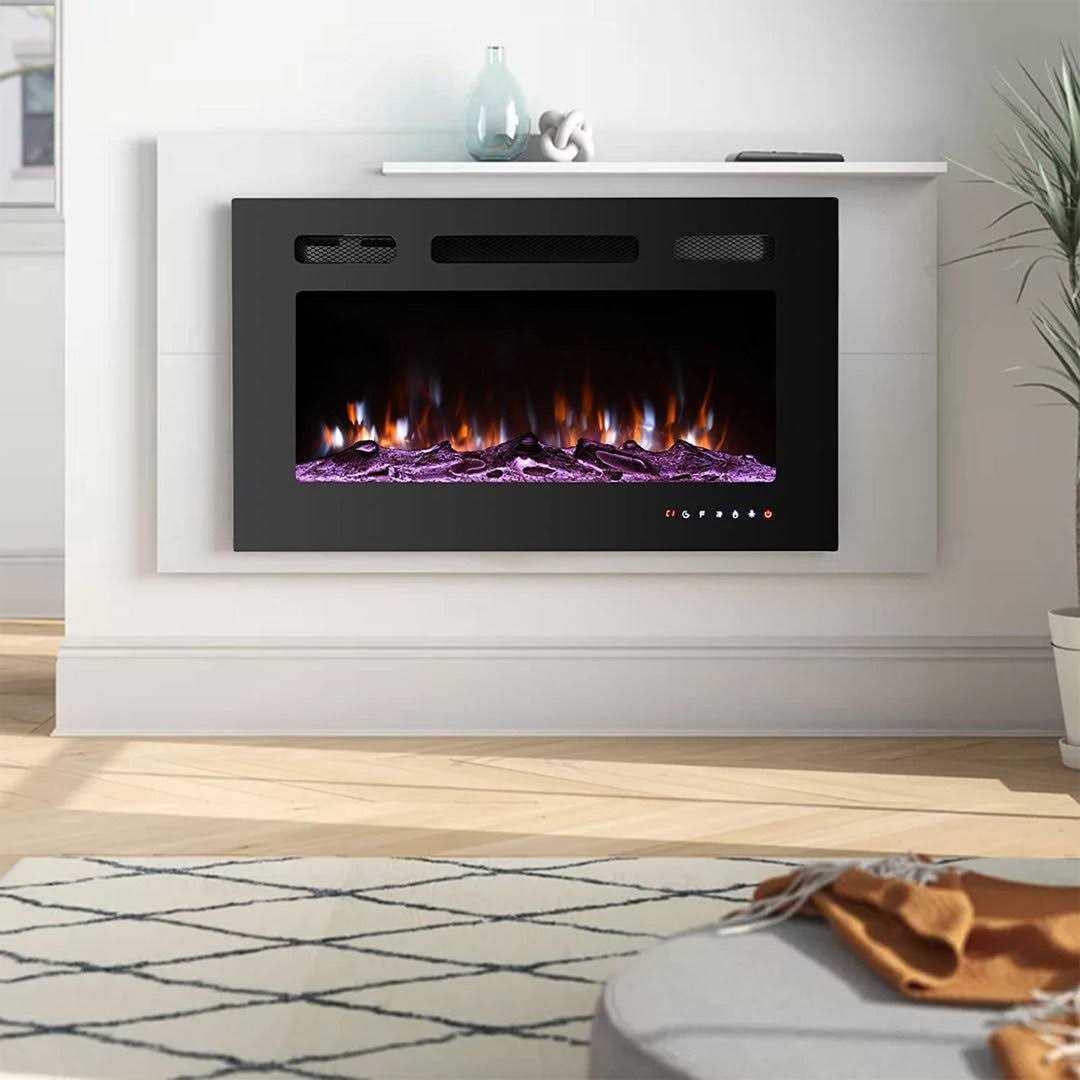 Orren Ellis Electric Fireplace Orren Ellis
