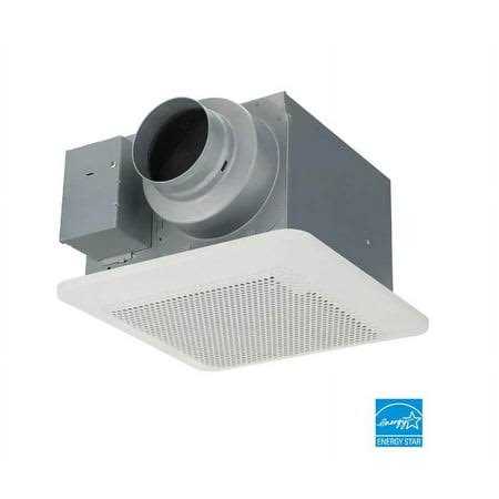 Panasonic Whisper Choice DC Pick-A-Flow 80/110 CFM Ceiling Bathroom Exhaust Fan with Flex-Z Fast Bracket