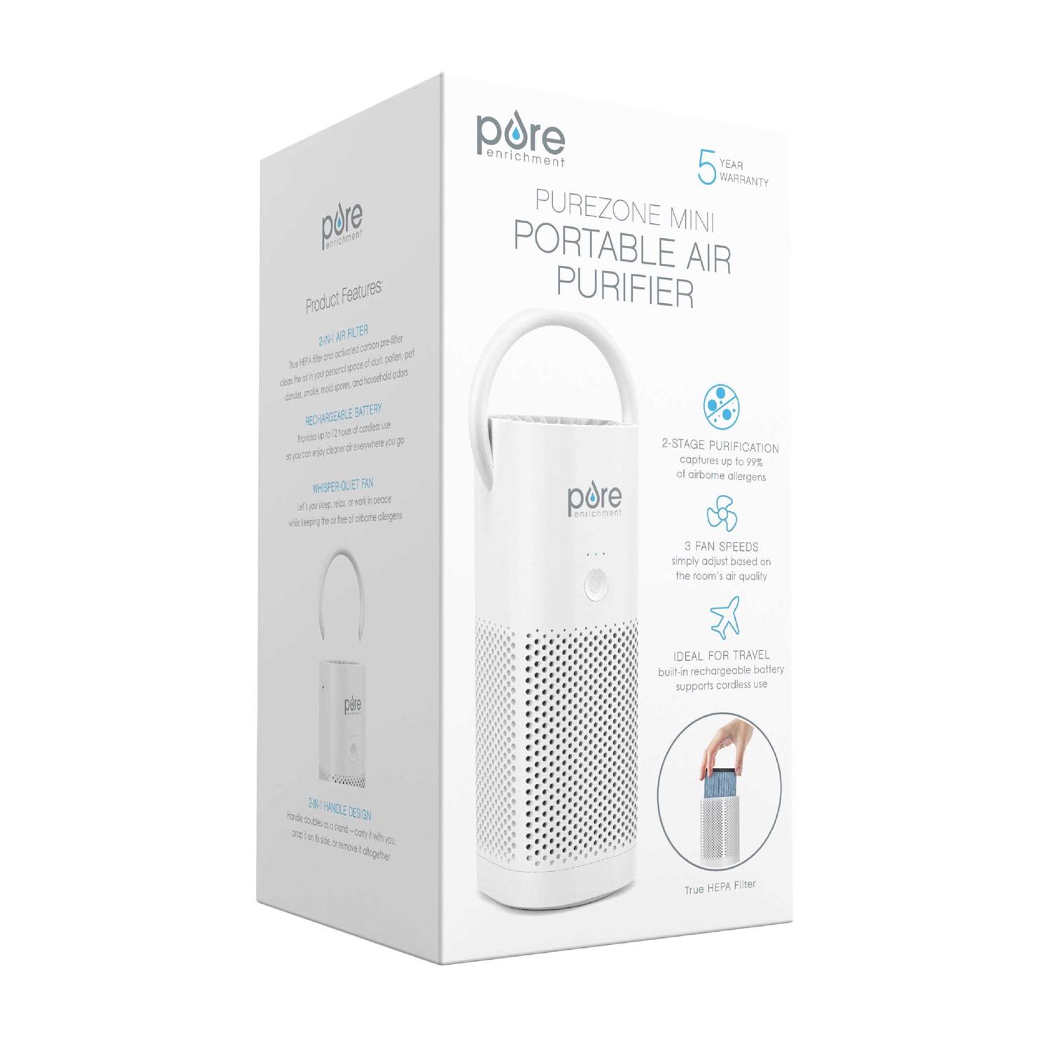 Pure Enrichment PureZone HEPA Mini Portable Air Purifier - Image 4